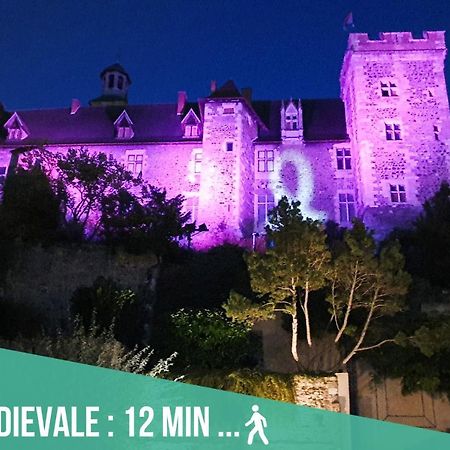 Artbleu -Tout Confort - Ideal Pros - Proche Commerces Montluçon Buitenkant foto