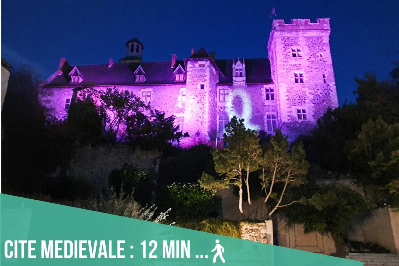 Artbleu -Tout Confort - Ideal Pros - Proche Commerces Montluçon Buitenkant foto